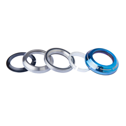 Striker Integrated Kickbike Headset - Blue Chrome