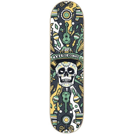 Hydroponic Mexican Skull 2.0 Skateboard Bräda - Black