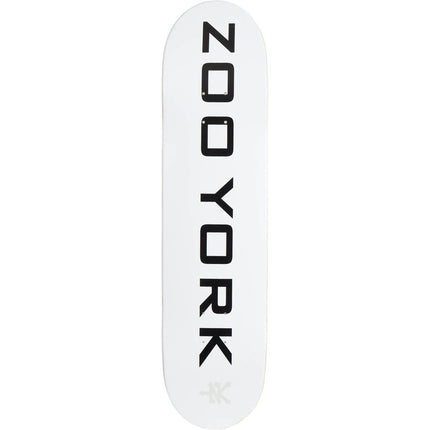 Zoo York Classic Logo Block Skateboard Bräda - White