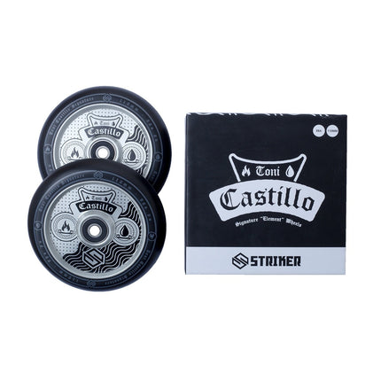 Striker Toni Castillo 110mm Kickbike Hjul 2-Pak - Raw/Black