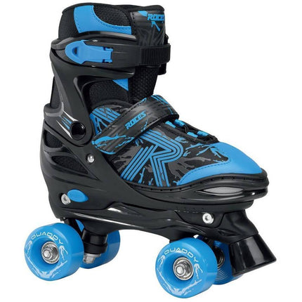 Roces Quaddy 3.0 Justerbar Rullskridskor Barn - Black/Astro Blue