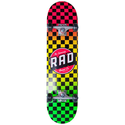 RAD Checkers Progressive komplett skateboard - Rasta