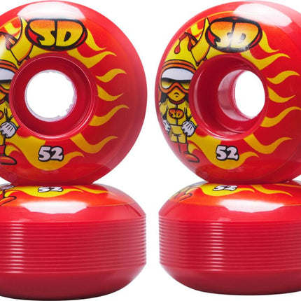 Speed Demons Characters 99A Skateboard Hjul 4-Pak - Hot Shot