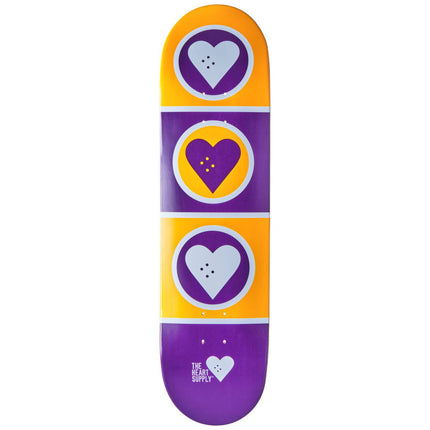 Heart Supply Squadron Skateboard Bräda - Purple